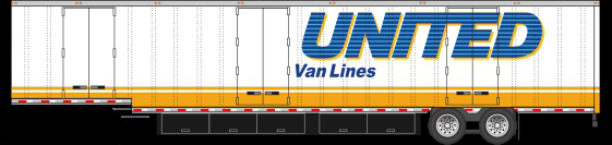 DIGCOM DROP FRAME MOVING VAN 53' UNITED VAN LINES