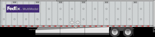 DIGCOM DRY VAN REEFER 53 ' FED EX