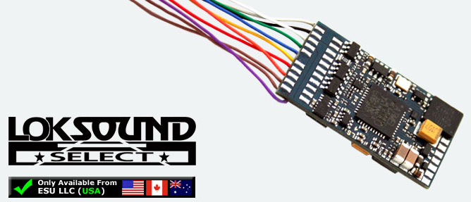 ESU LokSound Select *Generic* Ready for Programming NMRA 8-pin Plug