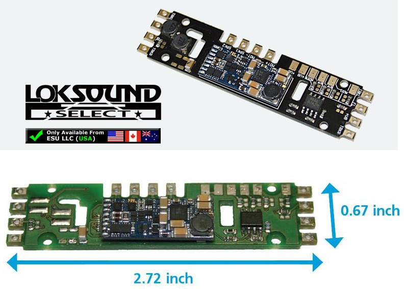 ESU LokSound Select Direct 6-Function Sound Decoder (2.72