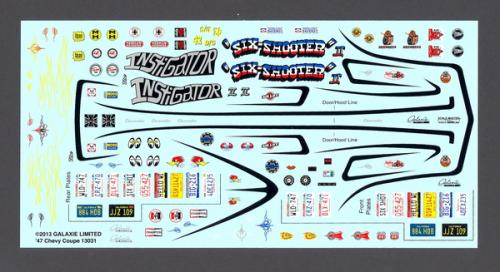 GALAXIE LIMITED Six-Shooter Coupe Decals