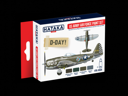 HATAKA HOBBY US Army Air Force paint set