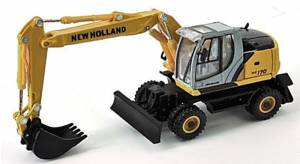 HERPA NEW HOLLAND WE170 WHEELED EXCAVATOR