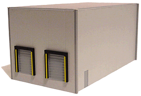 HERPA   WAREHOUSE DUAL BAY DOORS