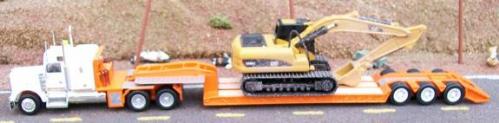 HERPA KENWORTH LOWBOY & EXCAVATOR