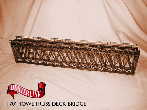 Hunterline 170' HOWE TRUSS DECK BRIDGE ( N Scale )