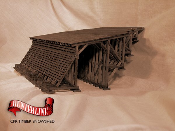 Hunterline CPR TIMBER SNOWSHED ( N Scale )