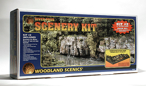 WOODLAND SCENICS RIVER PASS KIT 