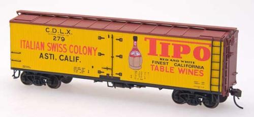 INTERMOUNTAIN TIPO WINES Red Caboose Wood Side Refrigerator Cars