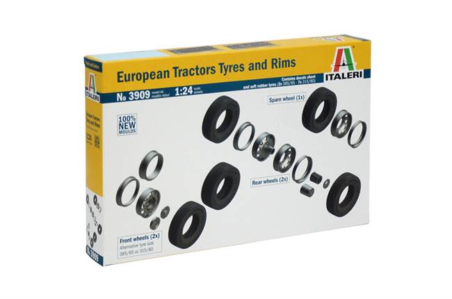 ITALERI  European Tractors Tyres and Rims