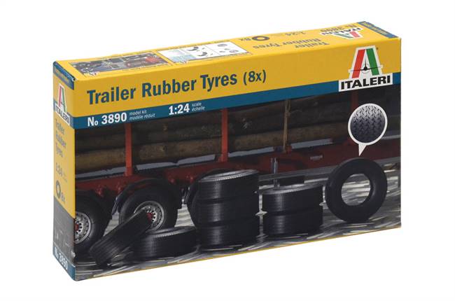 ITALERI  Trailer Rubber Tires 1:24 