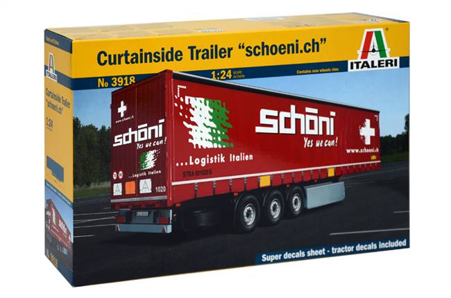 ITALERI Curtainside Trailer 