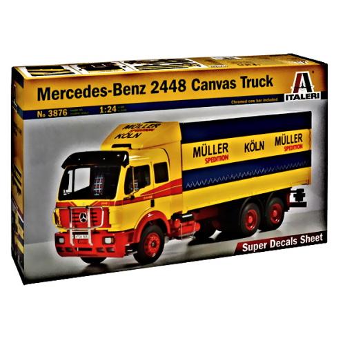 ITALERI MERCEDES BENZ 2448 CANVAS TRUCK