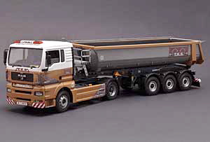 ITALERI MAN TAG WITH DUMP TRAILER