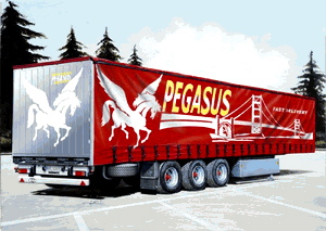 ITALERI PEGASUS CURTAINSIDE TRAILER KIT