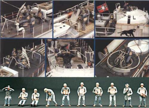 ITALERI SCHNELLBOOT CREW SET  1:35