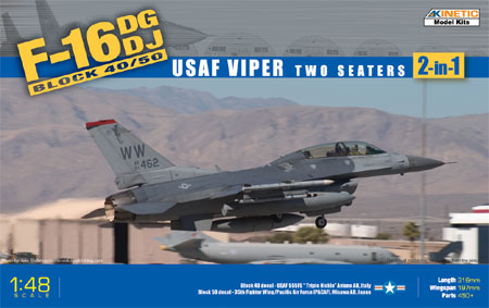 Kinetic F-16DG/DJ Block 50 - USAF Viper 2-IN-1 ( 1/48 Scale )