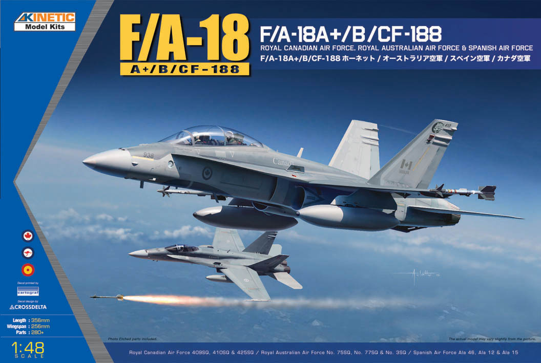 Kinetic F/A-18A+/B / CF-188 ( 1/48 Scale )