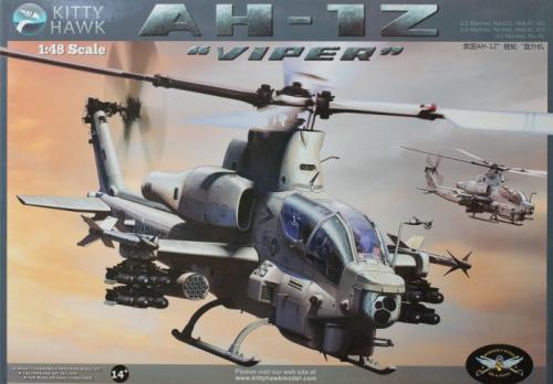KITTY HAWK MODEL Kitty Hawk 1/48 U.S. Marines AH-1Z Viper Attack ( Helicopter Kit )