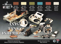 LifeColor Axis Tank Interiors Set (22ml x 6)