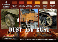 LifeColor Dust And Rust Set (22ml x 6)