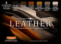 LifeColor Leather Set (22ml x 6)