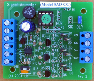 LOGIC RAIL Random Signal Animator version RSAD-CC-IR with infrared detection