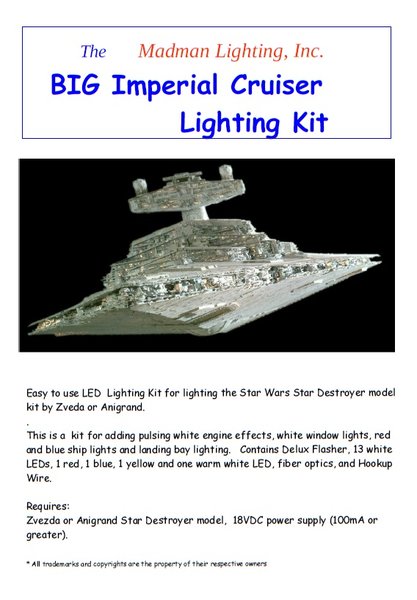 MADMAN Big Imperial Cruiser Lighting Kit 