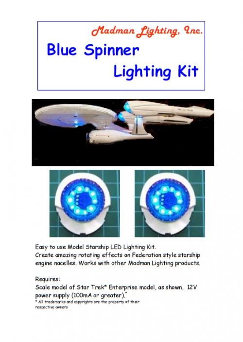 MADMAN  Delux-Spinner Engine Nacelle Lighting Kit