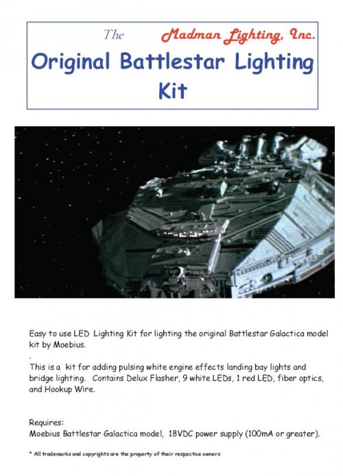 MADMAN Original Battlestar Lighting Kit
