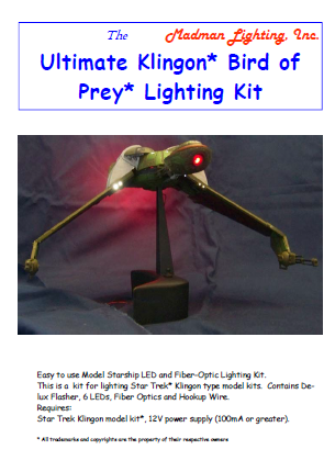 MADMAN  Ultimate Klingon Bird of Prey Lighting Kit