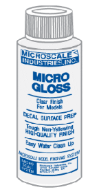 Micro Coat Gloss - 1 oz. bottle (Clear Gloss finish)