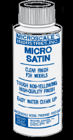 Micro Coat Satin - 1 oz. bottle (Clear Satin finish)