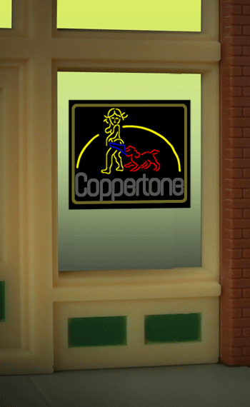 MILLER ENGINEERING Coppertone Window Sign