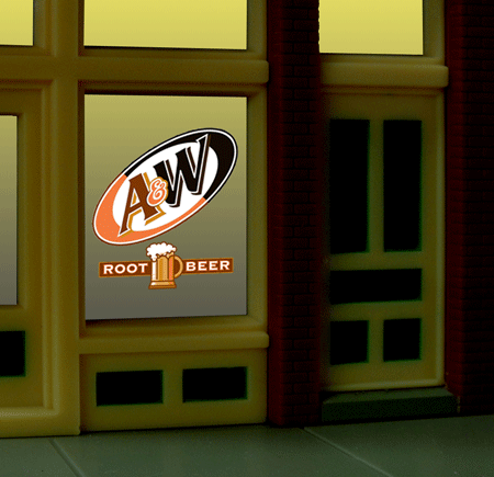 MILLER ENGINEERING A&W window sign