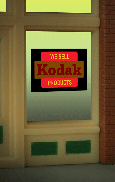 MILLER ENGINEERING Kodak Window sign