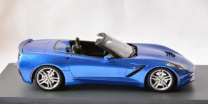 CORVETTE 2014 Convertible Resin Model in Laguna Blue ( BBR )