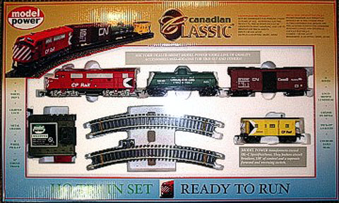 Model Power Canadian Classic Canadian Pacific Train Set 