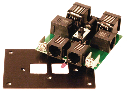 NCE UTP-CAT5 Cab bus fascia panel with CAT5 rear connections