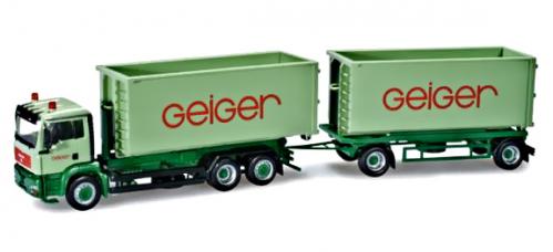 HERPA MAN TGA Container, T/T Extra Shop  Geiger 