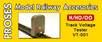 PROSES  VT-002 Track Voltage Tester 3-Rail AC/Digital