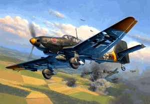 REVELL GERMANY JUNKERS JU87D STUKA  GERMAN FIGHTER 