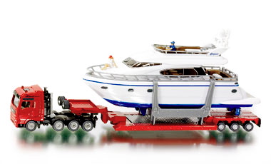 SIKU HEAVY HAULAGE TRANSPORTER WITH YACHT