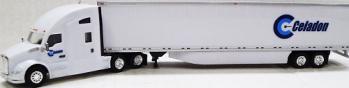 TRUCKS N STUFF KW T680 Sleeper, 53' Dry Van TNS029 Celadon  