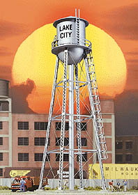 WALTHERS CITY WATER TOWER SILVER