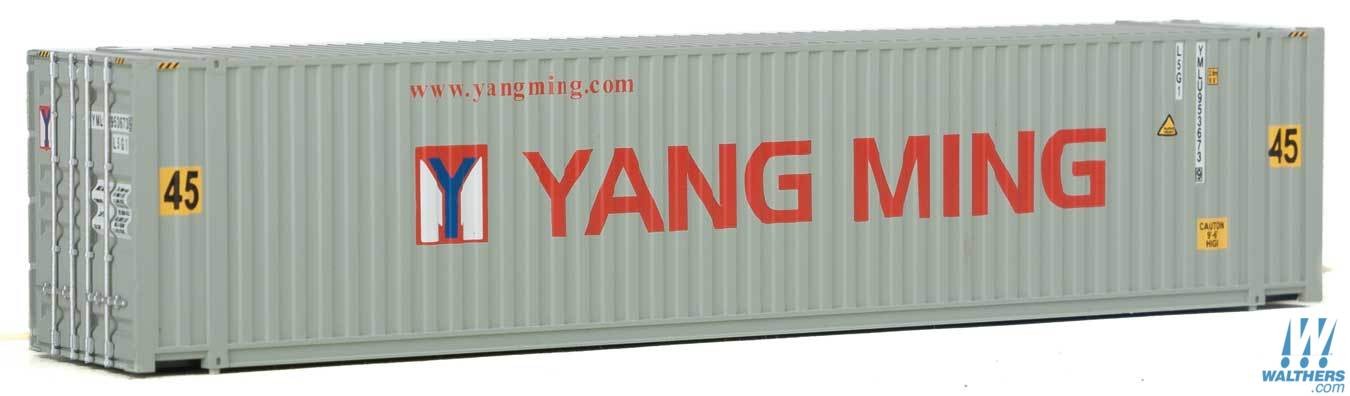 WALTHERS 45' CIMC Container Assembled Yang Ming