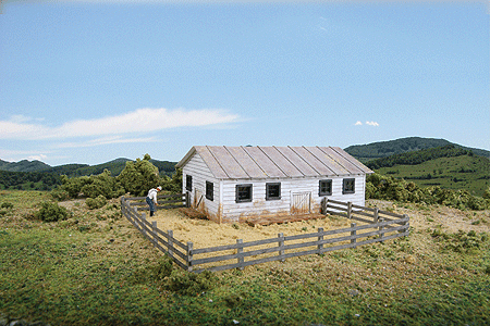 WALTHERS HOG HOUSE & PEN - LASERCUT