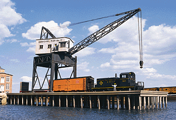 WALTHERS CORNERSTONE PIER & TRAVELLING CRANE