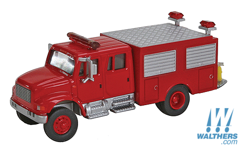 WALTHERS International(R) 4900 First Response Fire Truck Assembled -- Red