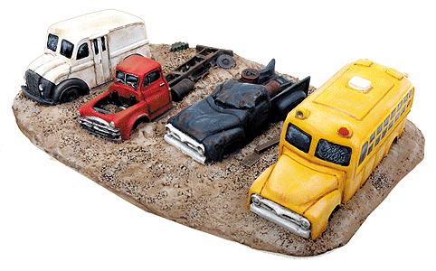 WALTHERS JUNK TRUCK ROW